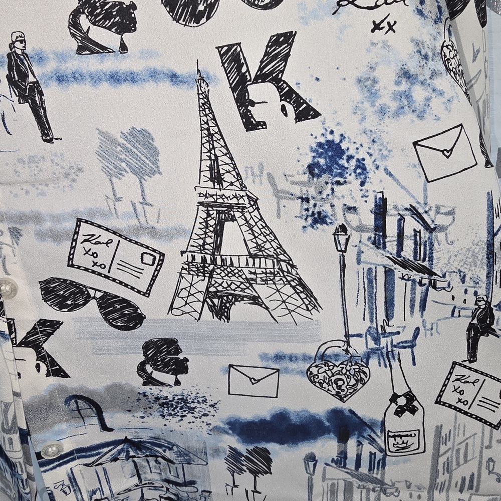 Stylish Graphic Print Shirt Jacket - Picture 3 of 10